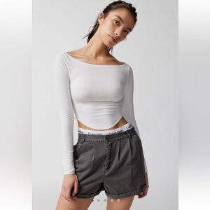 NWT UO BDG Blair Chino Shorts in Grey Size L